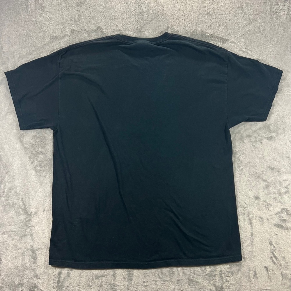 San Francisco Dragon Graphic Tee Adult XL Black Gold Foil Fire T-Shirt Hanes - Picture 3 of 16